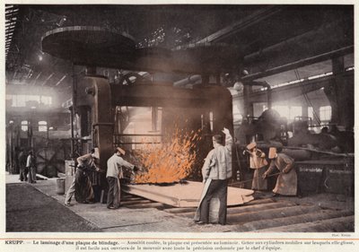 Krupp, Panssarilevyn vieriminen (m/w kuva) tekijältä European Photographer
