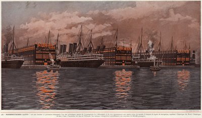 Le "Norddeutscher Lloyd" (s/w-kuva) tekijältä European Photographer
