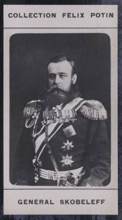 Michael-Dimitrievitch Skobeleff (1843-1882) (m/v valokuva) tekijältä European Photographer