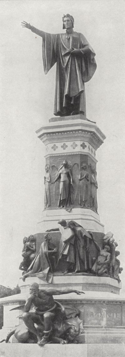 Monumentti Dante Alighieri, Trient (m/w kuva) tekijältä European Photographer