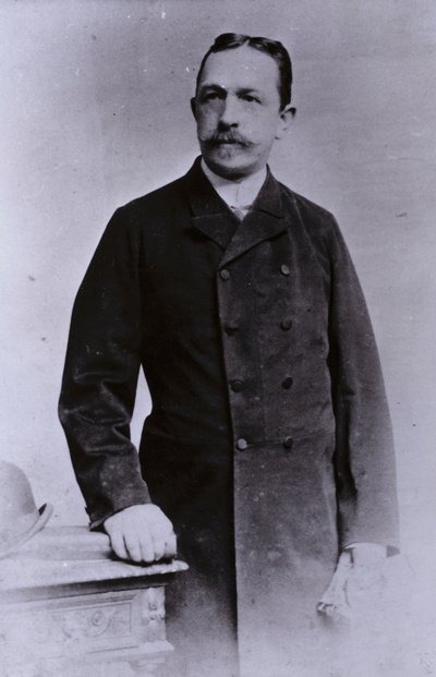 Oskar Lenz, saksalais-itävaltalainen geologi ja mineralogi (m/v kuva) tekijältä European Photographer