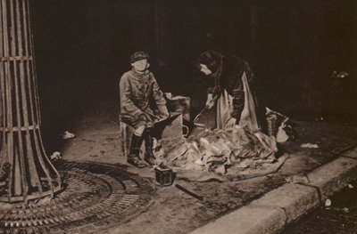 Pariisi: Chiffonniers; Rag-pickers (s/w valokuva). tekijältä European Photographer