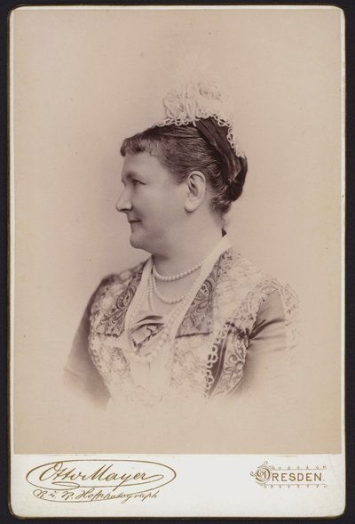 Muotokuva, Saksin viimeinen kuningatar, entinen Ruotsin prinsessa Carol (m/v kuva) tekijältä European Photographer