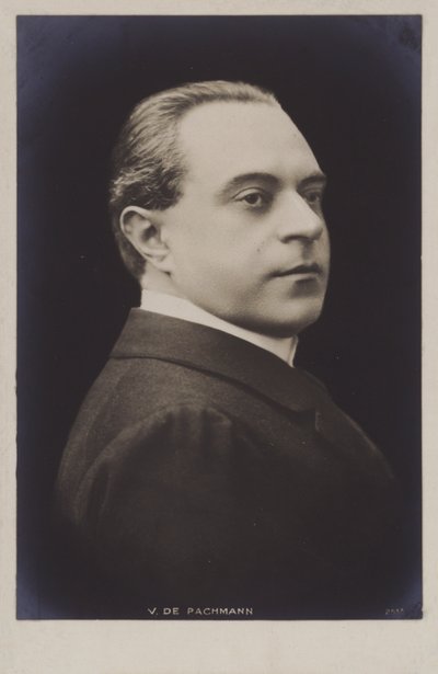 Vladimir de Pachmann, venäläis-saksalainen pianisti tekijältä European Photographer