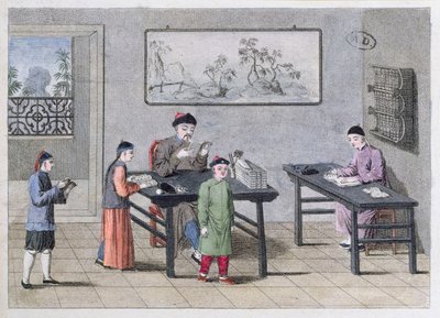 Kiinalainen koulu, noin 1810 tekijältä European School