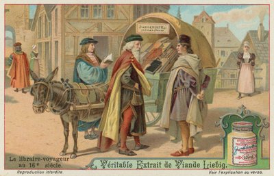 Matkustava kirjakauppias 1500-luvulla tekijältä European School