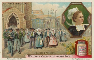 Häät Plougastelissa (chromolitho) tekijältä European School