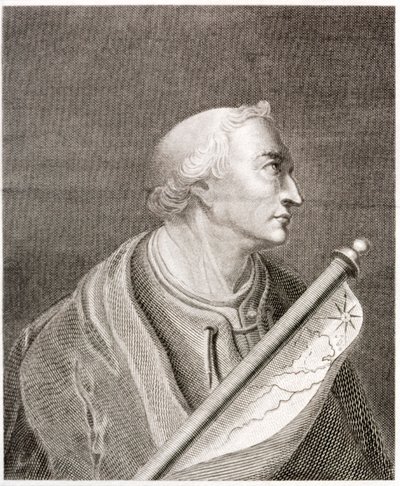 Amerigo Vespucci, italialainen navigaattori ja tutkimusmatkailija (kaiverrus) tekijältä European School