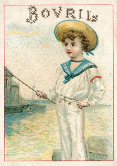 Poika merimiespuvussa (chromolitho) tekijältä European School