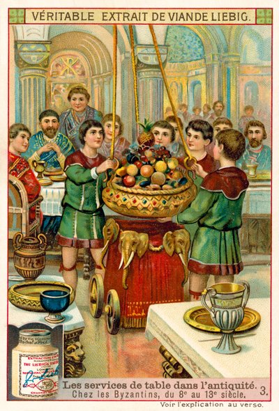 Bysanttilaiset astiat, 700-1200-luku (chromolitho) tekijältä European School