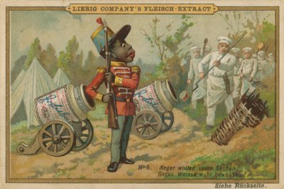 Sarjakuva African Guards Leibig Meat Extract Canon tekijältä European School