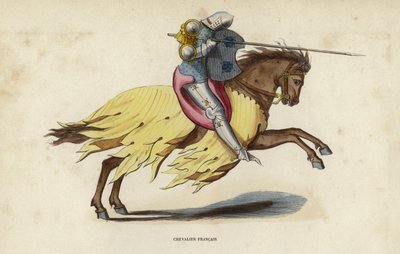 Chevalier Francais (värillinen kaiverrus) tekijältä European School