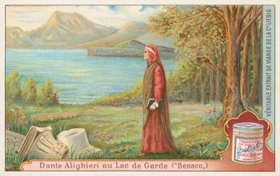 Dante, Liebig-kortti, 1900-luvun alku (kromo) tekijältä European School
