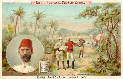 Emin Pasha Keski-Afrikassa (chromolitho) tekijältä European School