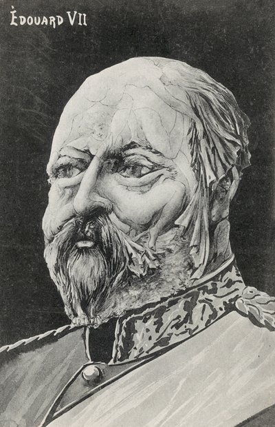 Kuningas Edward VII:n fantasiakuva (litografia) tekijältä European School