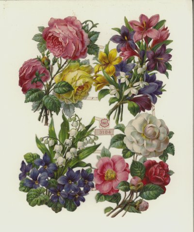Kukat (chromolitho) tekijältä European School