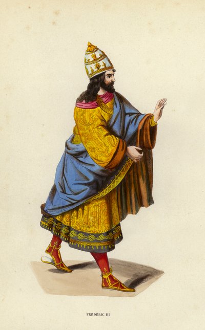 Frederic III (värillinen kaiverrus) tekijältä European School