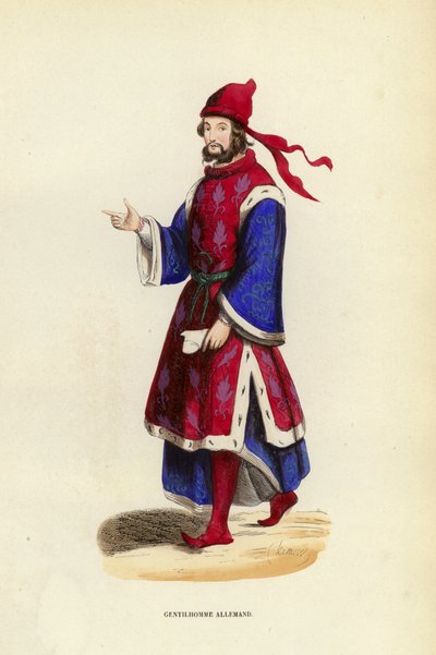 German Gentleman (värillinen kaiverrus) tekijältä European School