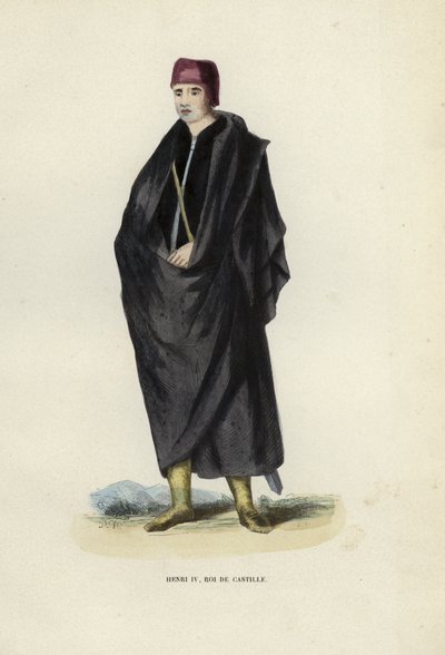 Henri IV, Roi De Castille (värillinen kaiverrus) tekijältä European School