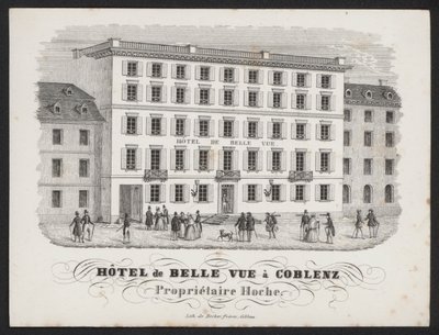 Hotel De Belle Vue, Coblenz (kaiverrus) tekijältä European School