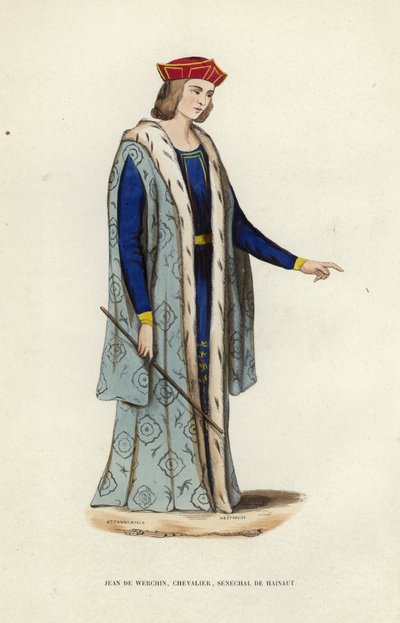 Jean De Werchin, Chevalier, Senechal De Hainaut (värikaiverrus) tekijältä European School