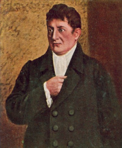 Johann Gottlieb Fichte, saksalainen filosofi ja kirjailija (väriliitoskuva) tekijältä European School