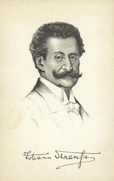 Johann Strauss nuorempi (litografia) tekijältä European School