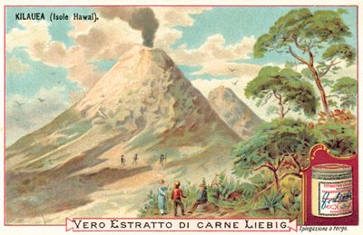 Kilauea, Havaiji (chromolitho) tekijältä European School