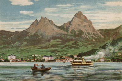 Luzernjärvi: Brunnen (väri litho) tekijältä European School