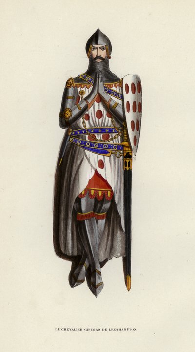 Le Chevalier Gifford De Leckhampton (värillinen kaiverrus) tekijältä European School