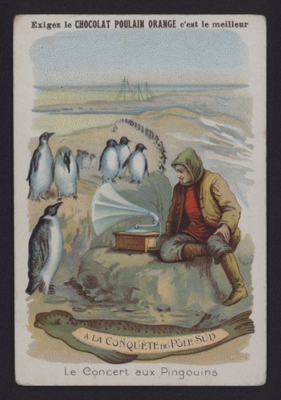 Le Concert aux Pengouins (väri litho) tekijältä European School