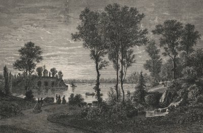 Lac De Gravelle, Bois de Vincennesissä (kaiverrus) tekijältä European School