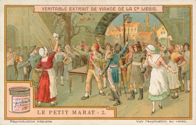 Le Petit Marat, Liebig-kortti, 1900-luvun alku (kromo) tekijältä European School