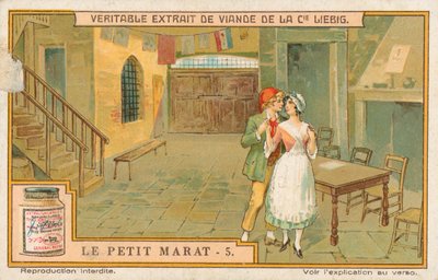 Le Petit Marat, Liebig-kortti, 1900-luvun alku (kromo) tekijältä European School