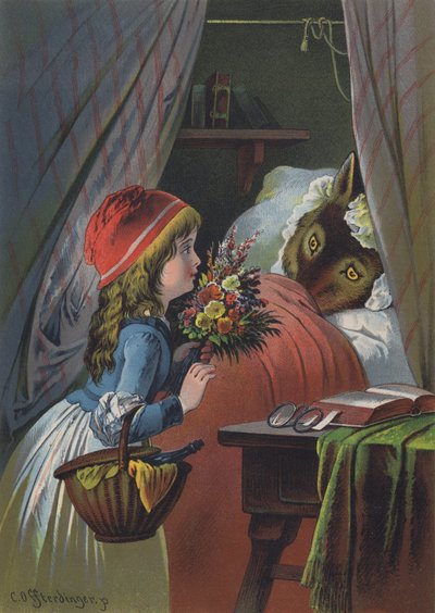 Punahilkka (väri litho) tekijältä European School