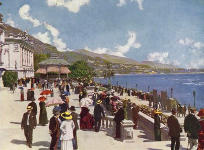 Monte-Carlo, La Terrasse ja Kiosque de la Musique (värilitro). tekijältä European School