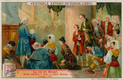 Mozartin vuosien Allegrin Miserere Roomassa tekijältä European School