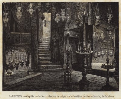 Palestiina, syntymäkappeli Santa Marian basilikan kryptassa, Betlehem tekijältä European School