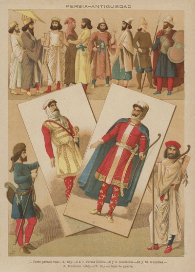 Persia, Antiguedad (väri litho) tekijältä European School