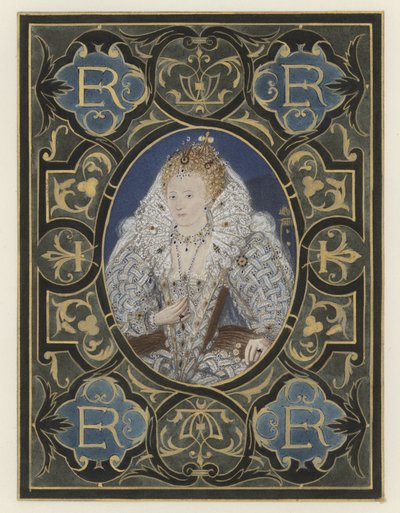 Kuningatar Elisabet (väri litho) tekijältä European School