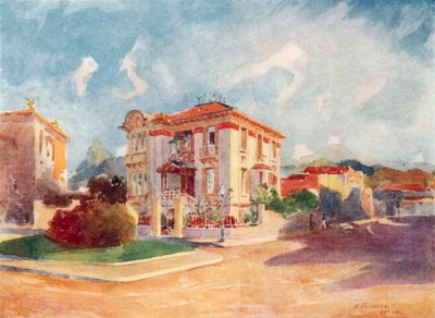 Entisen maatalousministerin, tohtori Pedro de Toledon asunto, Avenida Beira Mar (värilitro). tekijältä European School