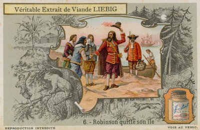 Robinson Crusoe jättää saaren tekijältä European School