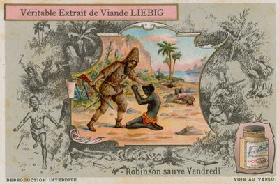 Robinson Crusoe miehen kanssa perjantaina tekijältä European School