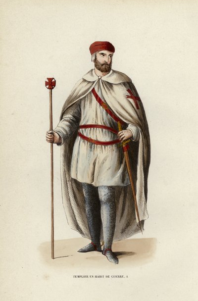 Templar In War Dress (värillinen kaiverrus) tekijältä European School
