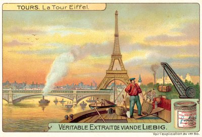 Eiffel-torni, Pariisi (chromolitho) tekijältä European School