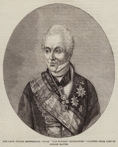 Edesmennyt prinssi Metternich (kaiverrus) tekijältä European School