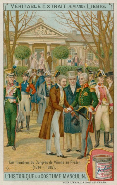 Wienin sopimuksen jäsenet vuonna 1815 tekijältä European School