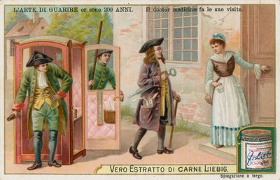 Kovettamisen taito, Liebigin kortti, 1900-luvun alku (kromo) tekijältä European School