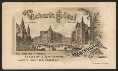 Victoria Hotel, Amsterdam (värikaiverrus) tekijältä European School