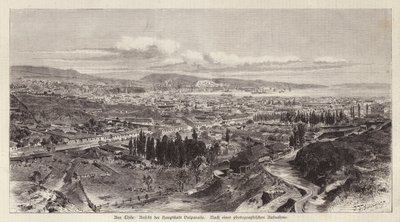 Vista de Valparaíso, Xile (gravat) finlandès tekijältä European School